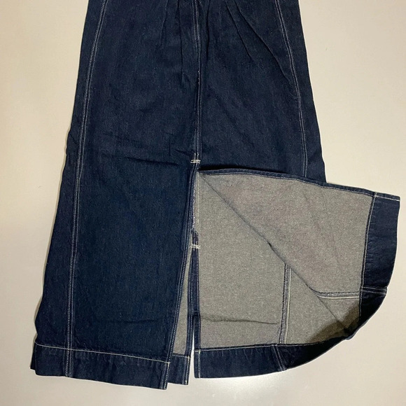 LEVI'S RED WOMEN'S LOW-RISE TWISTED SLIM BLUE DENIM SKIRT SIZE MEDIUM - Picture 12 of 16